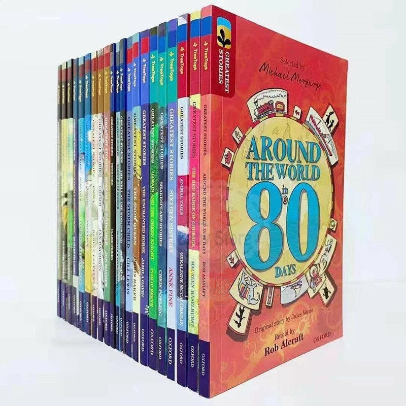 Oxford Reading Tree TREETOPS Greatest Stories Levels 14 to 20 - 21 books