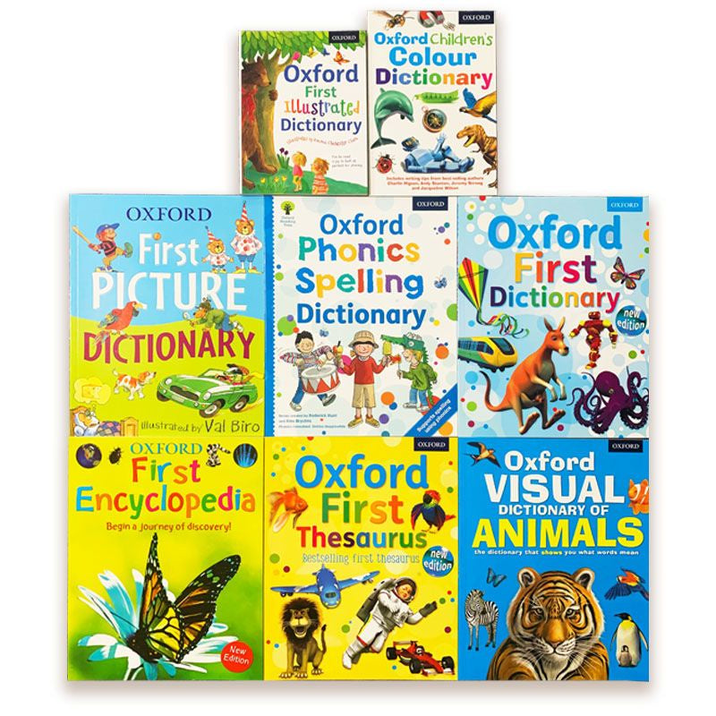 8 Books/Set Oxford Phonics Spelling Dictionary