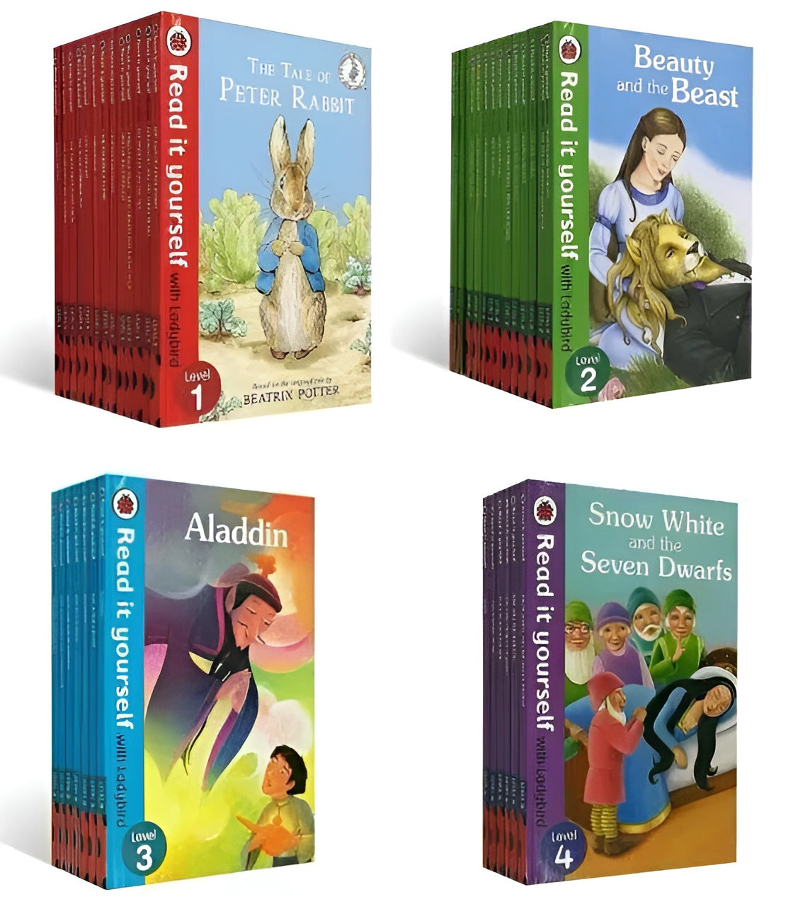 Lady bird Read It Yourself Library Level (1-4) - 50 books