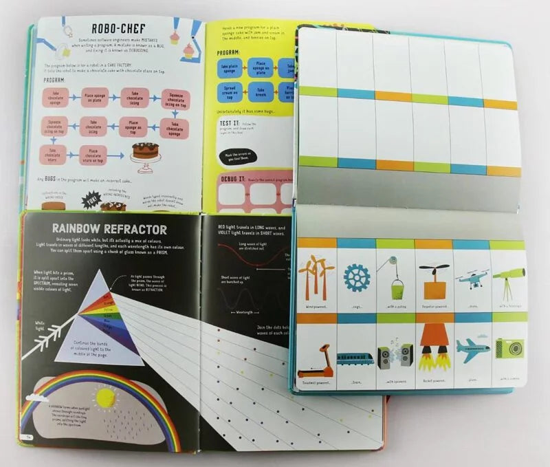 Usborne Stem Maths Science U Club Junior Technical Enlightenment Balloon Hardcover 6 Volumes