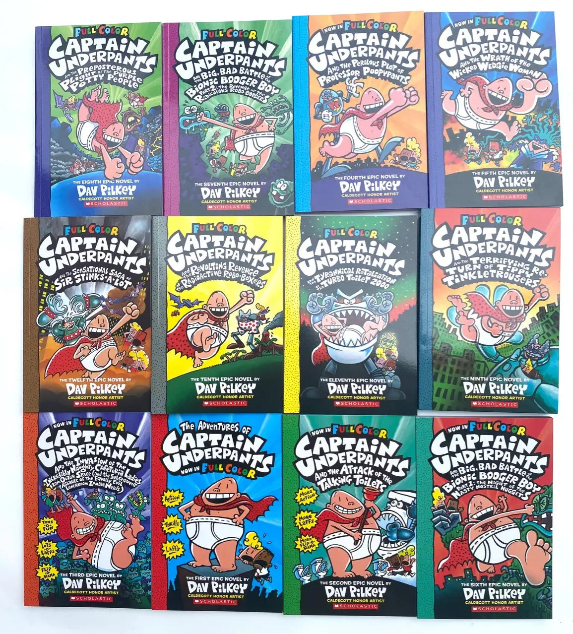 Captain Underpants Collection - 12 Books