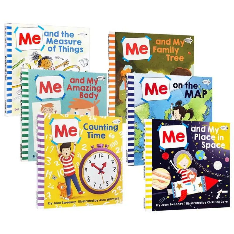 Me  6  books - Me and My Amazing Body-Me and My Place in Space-Me and My Family Tree-Me and the Measure of Things-Me Counting Time: From Seconds to Centuries