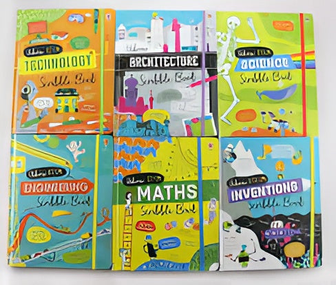 Usborne STEM Scribble Book Collection – 6 book