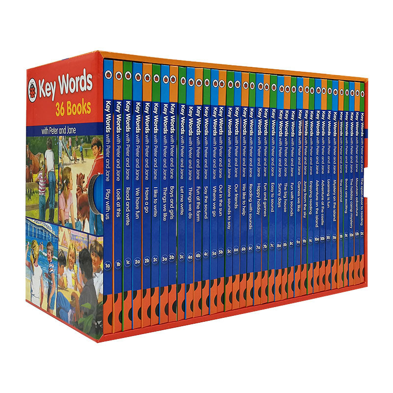 Ladybird Key Words With Peter and Jane 36 Books Set Collection Keywords