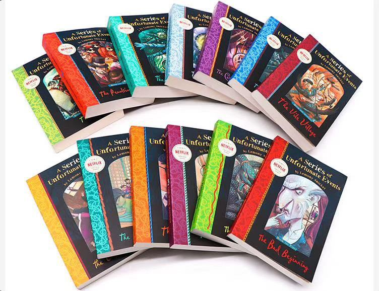 A Series of Unfortunate Events Books Collection Lemony Snicket 13 Books Set