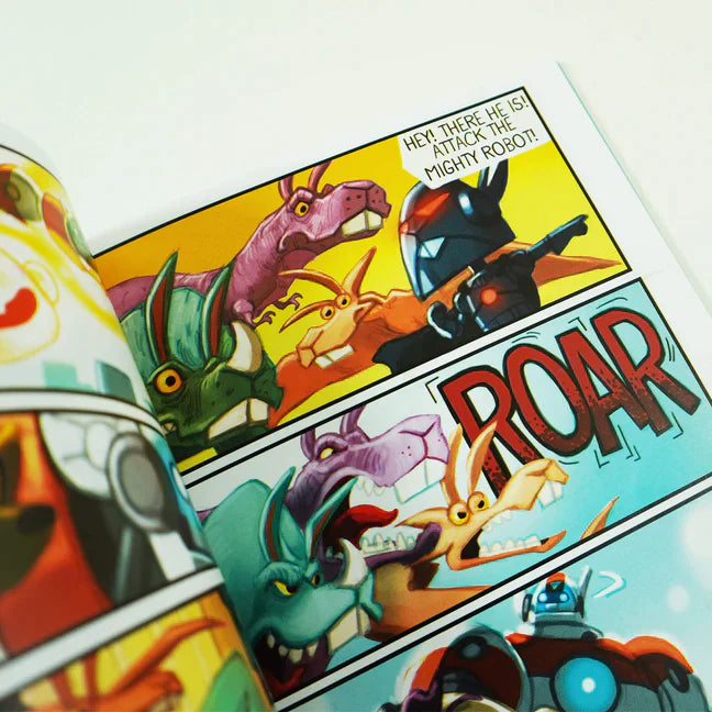 Ricky Ricotta's Mighty Robot by Dav Pilkey & Dan Santat 9 Books Collection Set - Ages 7-9 - Paperback