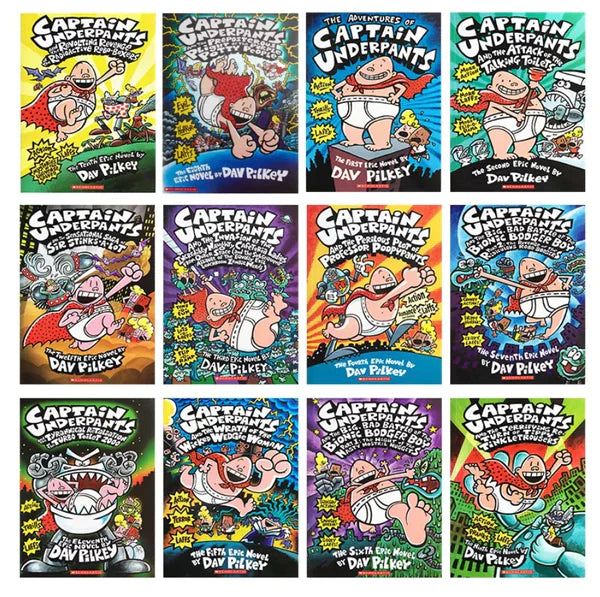 Captain underpants in full Color 13 books set