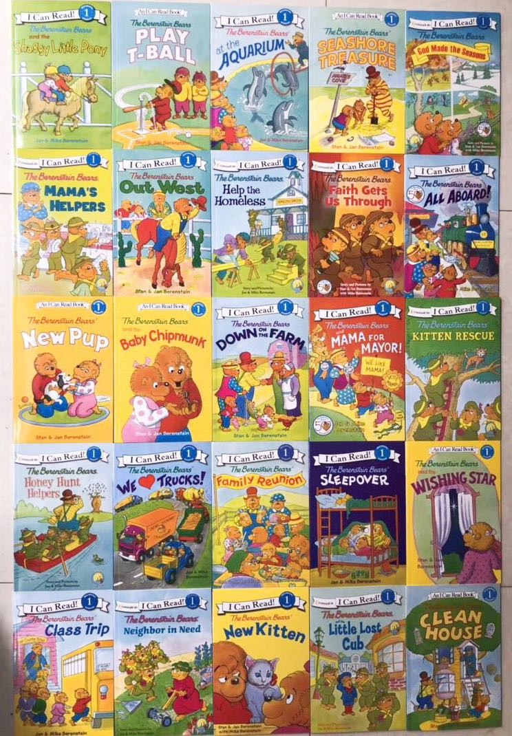 i can read benenstain beans 25 books