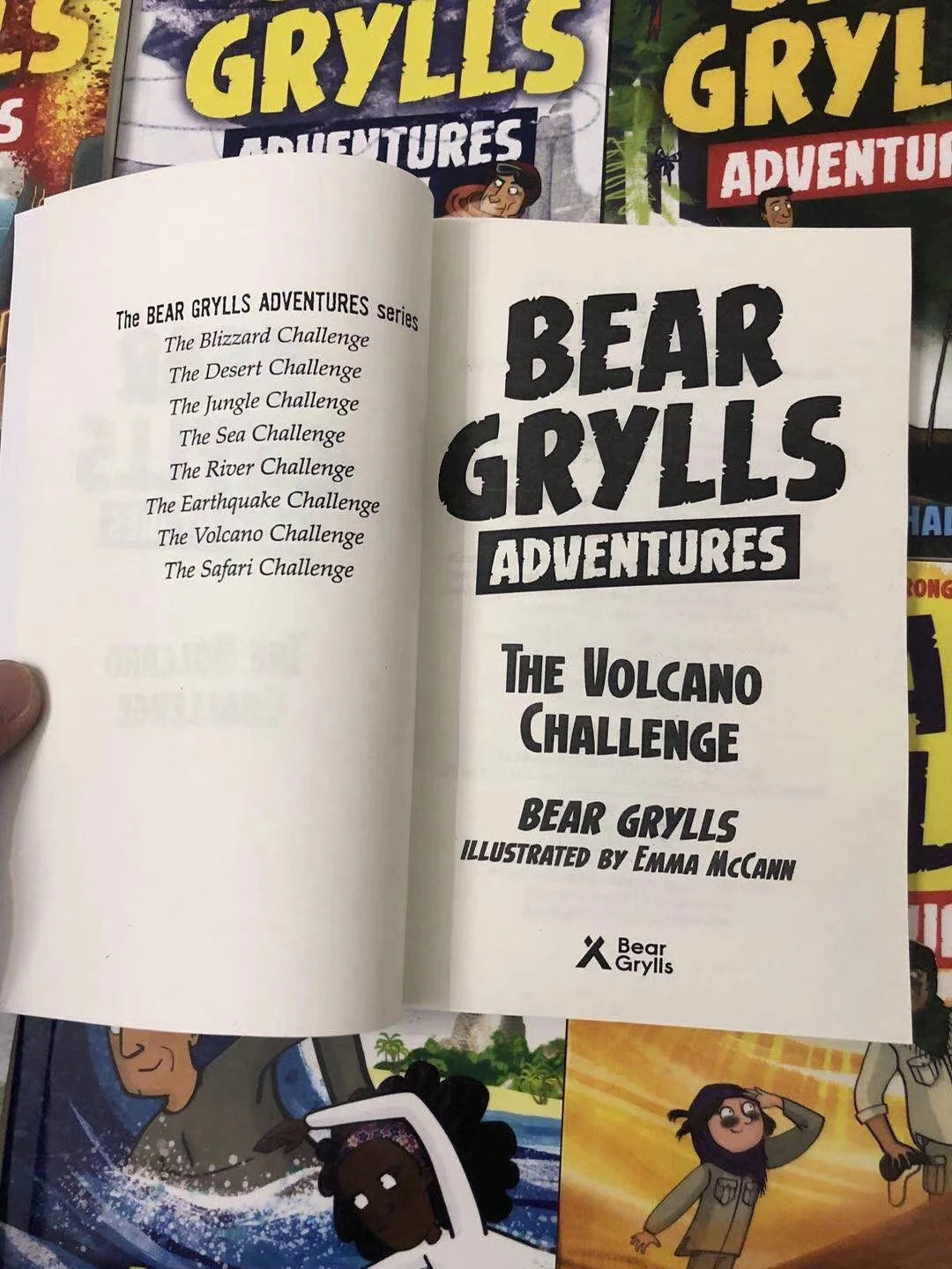 Bear Grylls Adventure Series 10 Books Children Collection Paperback Set