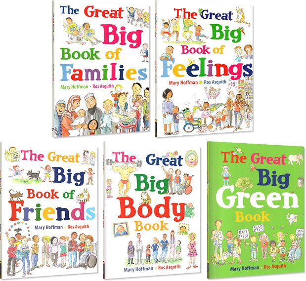 The Great Big Book of Families/Friends/Feelings/Body (5 books set)