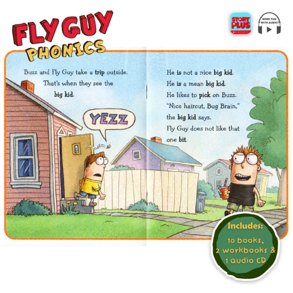 Fly Guy Phonics Boxed Set (WITH CD & STORYPLUS)