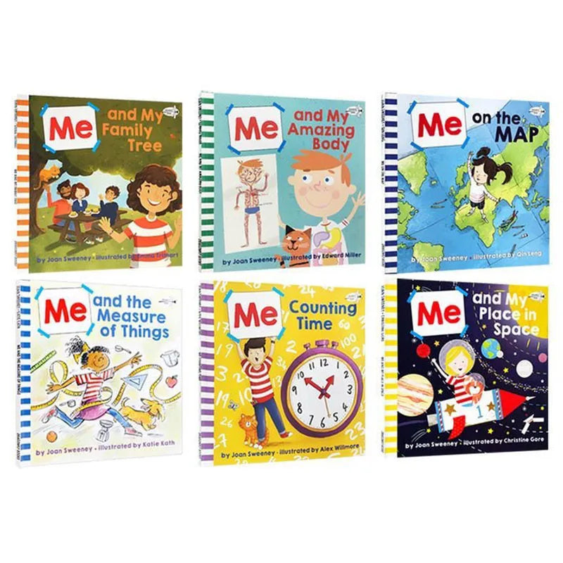 Me  6  books - Me and My Amazing Body-Me and My Place in Space-Me and My Family Tree-Me and the Measure of Things-Me Counting Time: From Seconds to Centuries
