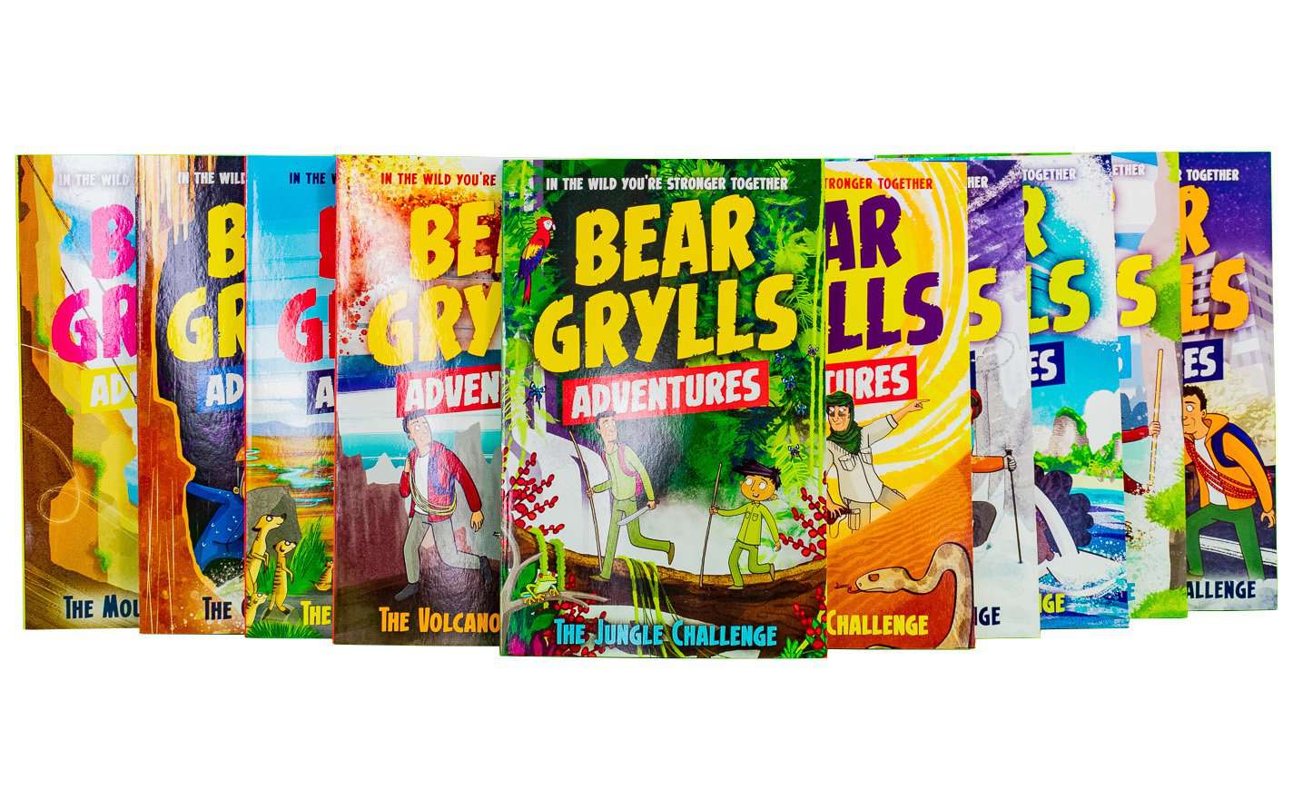 Bear Grylls Adventure Series 10 Books Children Collection Paperback Set