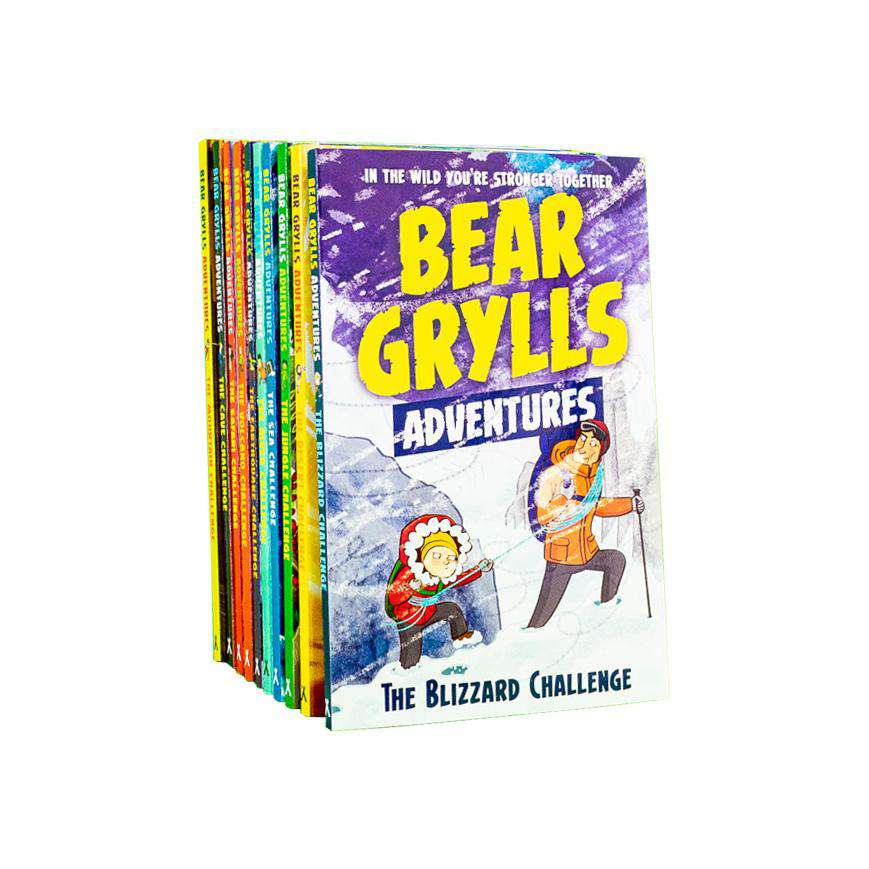 Bear Grylls Adventure Series 10 Books Children Collection Paperback Set