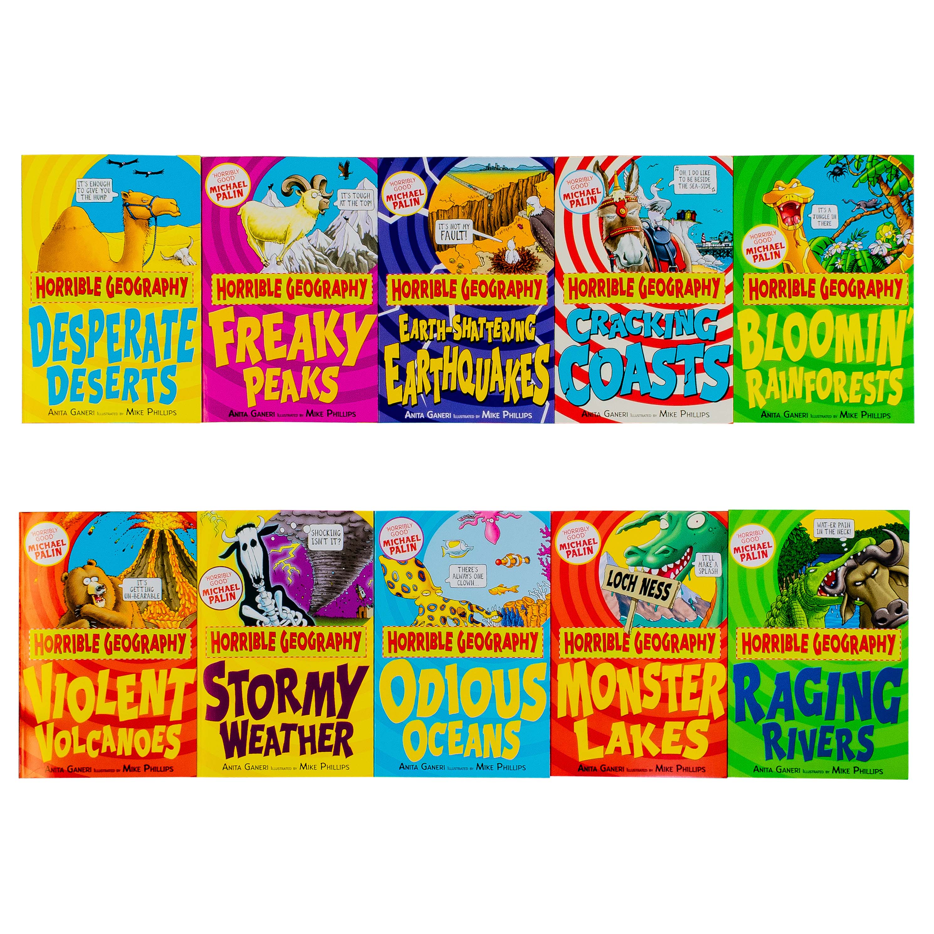 Horrible Geography 10 Books Collection By Anita Ganeri