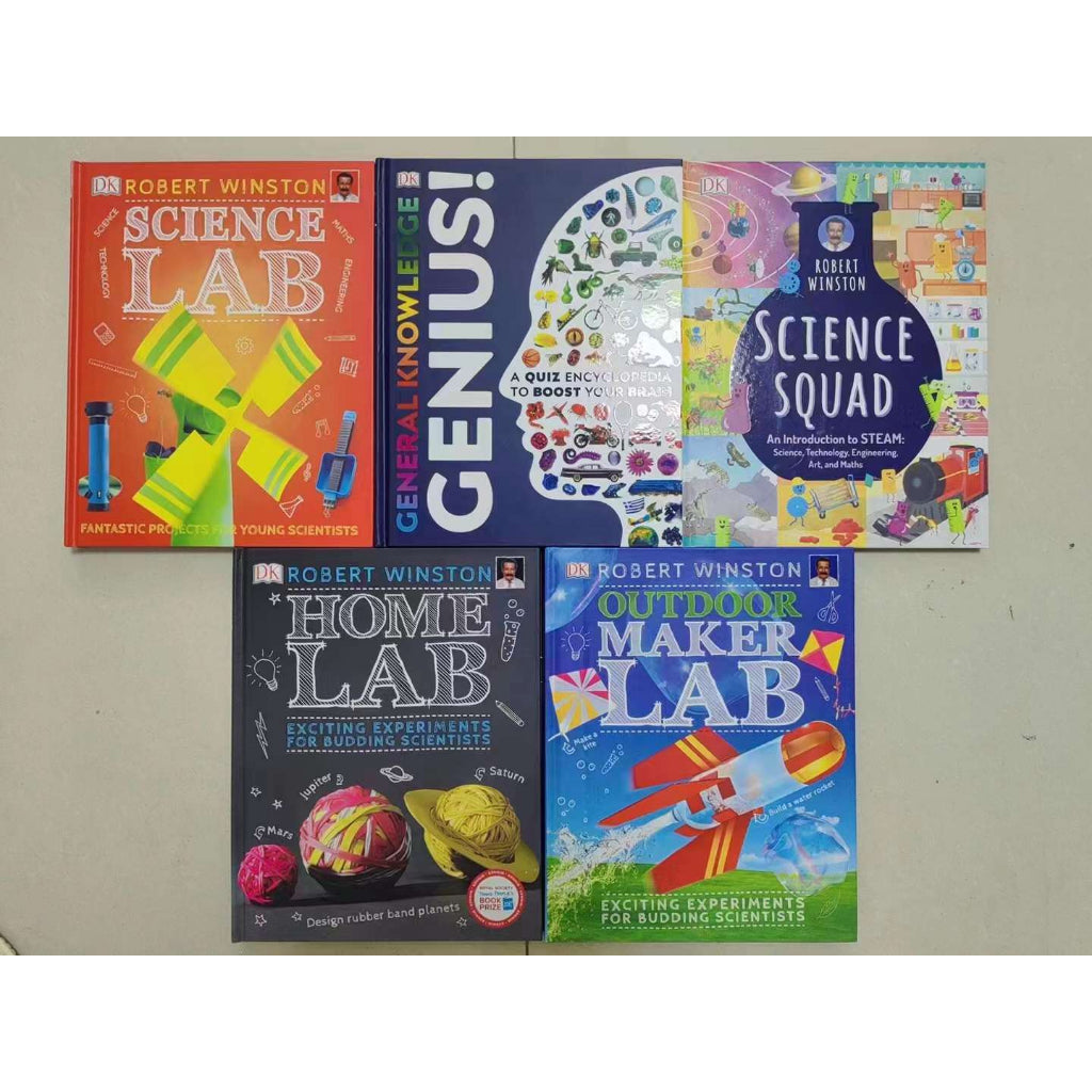 DK STEAM Books, Science squad, Home Lab Robert Winston