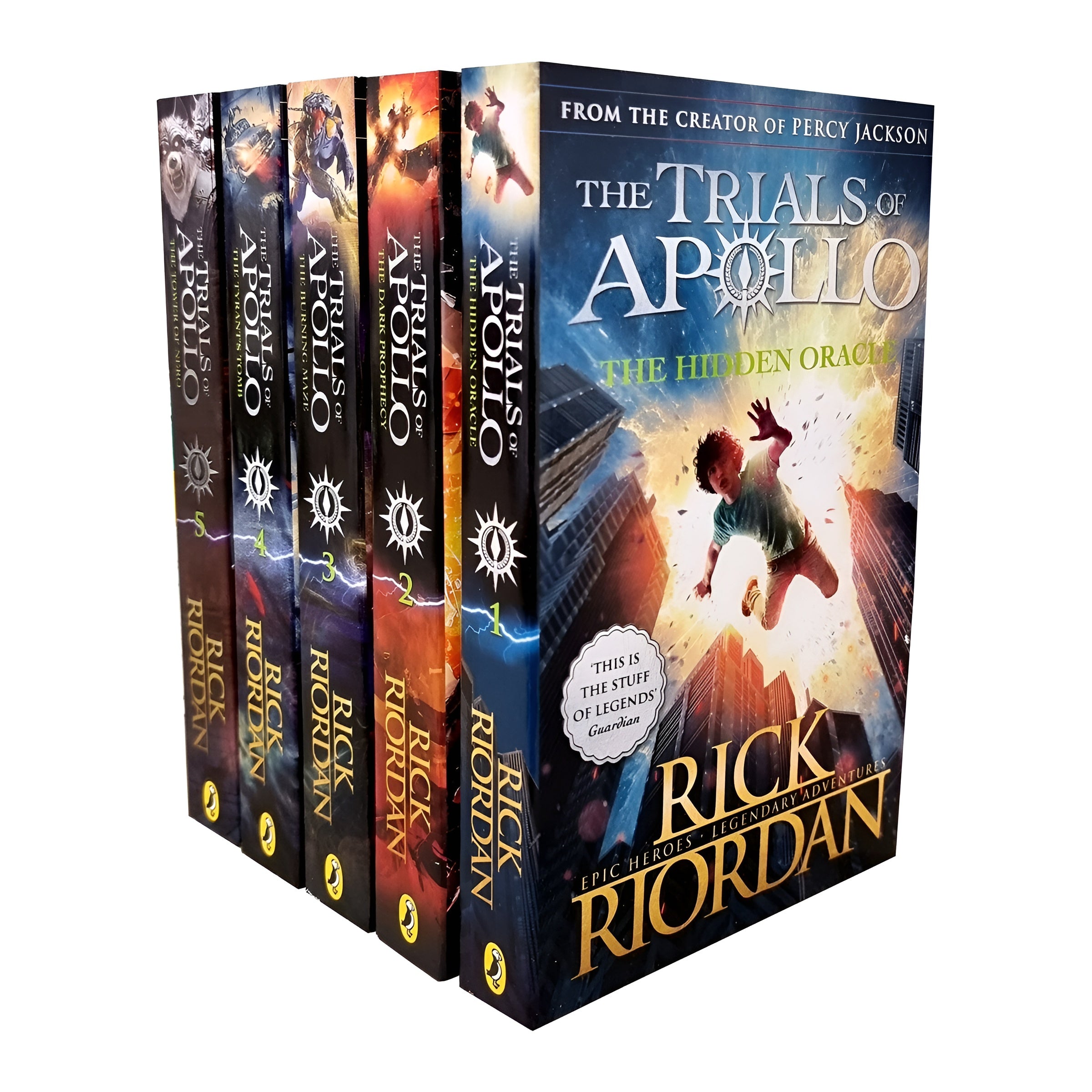 Trials of Apollo Series Rick Riordan Collection-  5 Books Set