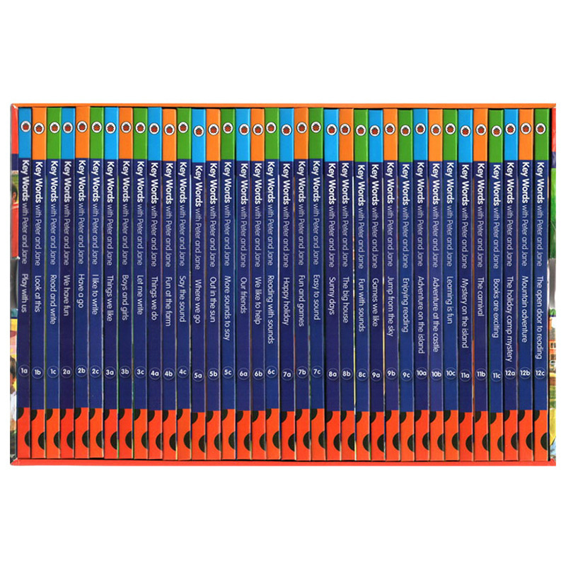 Ladybird Key Words With Peter and Jane 36 Books Set