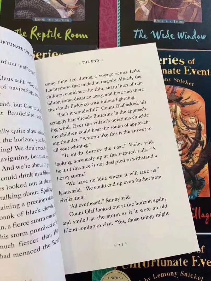 A Series of Unfortunate Events Books Collection Lemony Snicket 13 Books Set