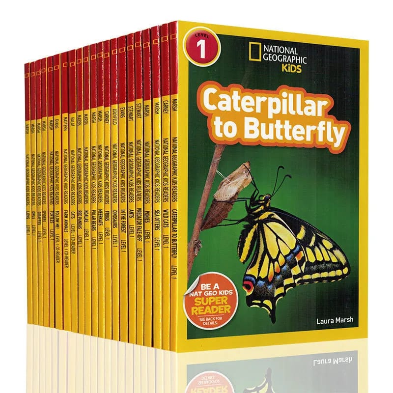 National Geographic Readers: Caterpillar to Butterfly 25 books (level 1)